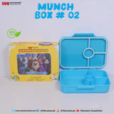 Cartoon Printed Lunch Box 3 Partition & Dip Portion