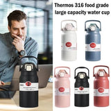 1000Ml- Thermos Bottle Vacuum Flasks Stainless Steel Hot & Cold Vaccum Flask - Pkwebstore