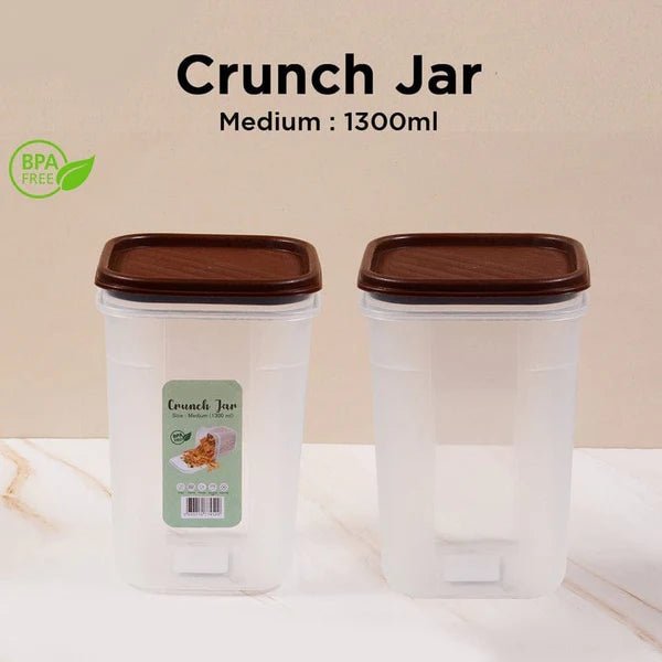 1300Ml Crunch Food Storage Container 2 Pcs - Pkwebstore