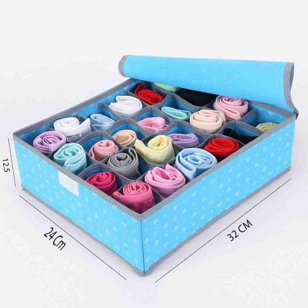 16 Pocket Socks Organizer Box - Pkwebstore