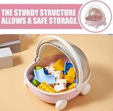 1pc Creative Cartoon Desktop Organizer Portable Toys Storage Box - Pkwebstore