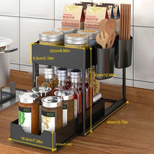 2 Layer Plastic Kitchen Rack - Pkwebstore