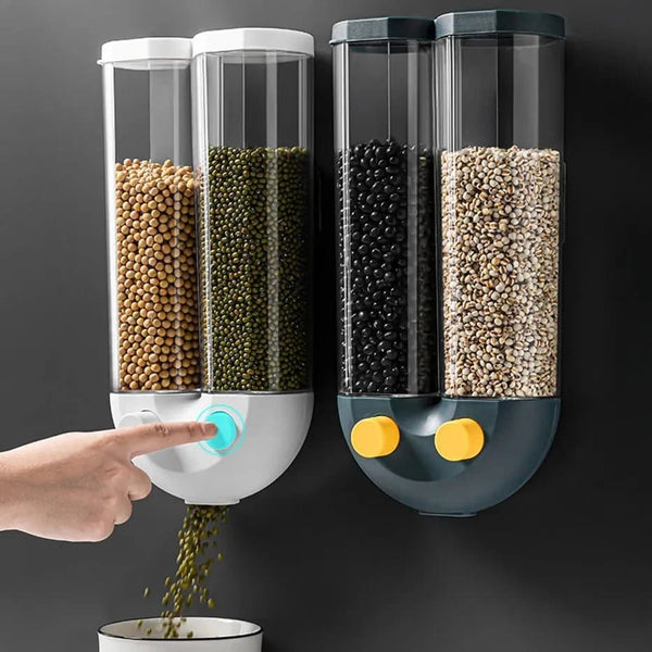 2 Partition U Shape 2.5L Cereal Dispener - Pkwebstore