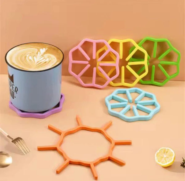 2 pcs Non - slip Silicone Coaster - Pkwebstore