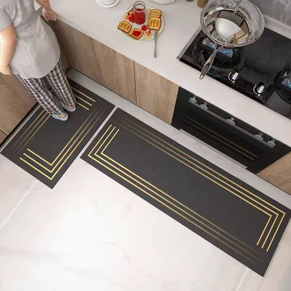 2 pcs set Kitchen , Bathroom ,HomeDecor Anti-Slip Absorbent Mat & Runner - Pkwebstore