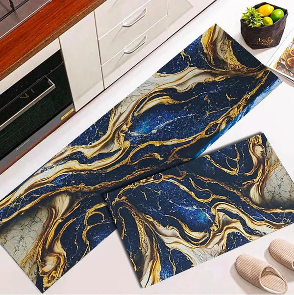 2 Pcs Set Kitchen , Bathroom ,HomeDecor Anti - Slip Absorbent Mat & Runner - Pkwebstore