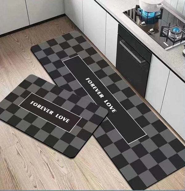 2 pcs set Kitchen , Bathroom ,HomeDecor Anti - Slip Absorbent Mat & Runner - Pkwebstore