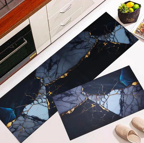 2 Pcs Set Kitchen , Bathroom ,HomeDecor Anti - Slip Absorbent Mat & Runner - Pkwebstore