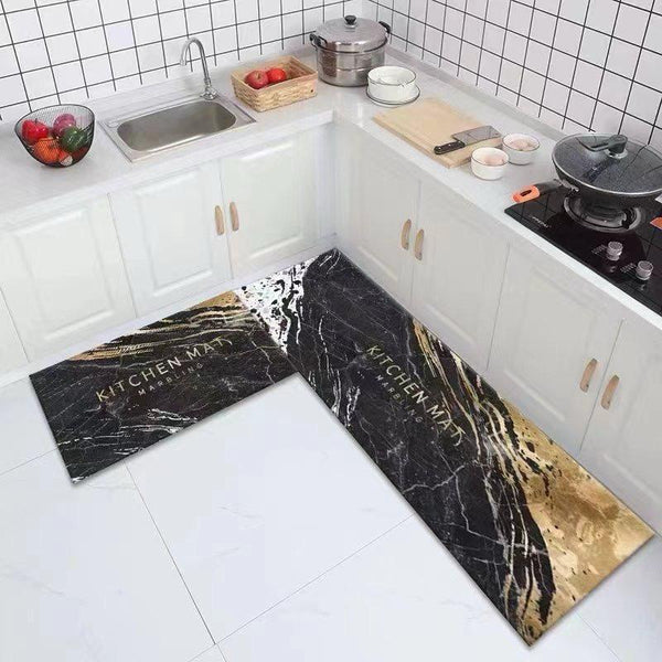 2 pcs set Kitchen , Bathroom ,HomeDecor Anti - Slip Absorbent Mat & Runner - Pkwebstore