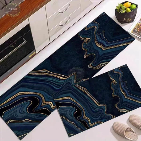 2 pcs set Kitchen , Bathroom ,HomeDecor Anti-Slip Absorbent Mat & Runner - Pkwebstore