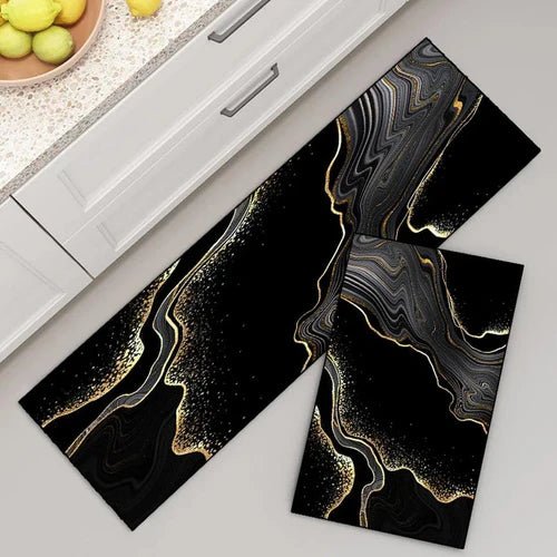 2 Pcs Set Kitchen , Bathroom ,HomeDecor Anti - Slip Absorbent Mat & Runner - Pkwebstore