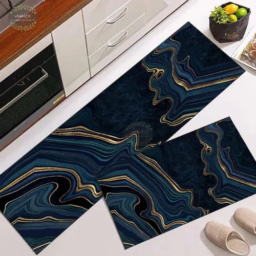 2 Pcs Set Kitchen , Bathroom ,HomeDecor Anti - Slip Absorbent Mat & Runner - Pkwebstore