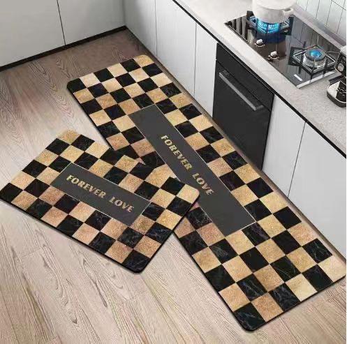 2 pcs set Kitchen , Bathroom ,HomeDecor Anti - Slip Absorbent Mat & Runner - Pkwebstore