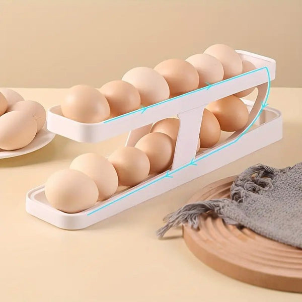 2 Tier Egg Dispenser For Refrigerator - Pkwebstore