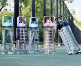 2000ml Transparent Motivational Water Bottle - Pkwebstore