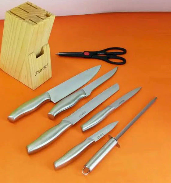Set of 6 Steel Knife