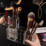 3 Grid Acrylic Makeup Brush Organizer - Pkwebstore