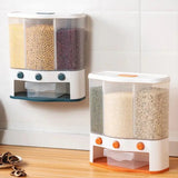 3 Grid Sealed Rice / Beans Storage Box 6 kg - Pkwebstore