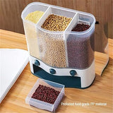 3 Grid Sealed Rice / Beans Storage Box 6 kg - Pkwebstore