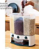 3 Grid Sealed Rice / Beans Storage Box 6 kg - Pkwebstore