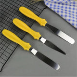 3 Pcs Set Cake Cream Knife & Spatula - Pkwebstore