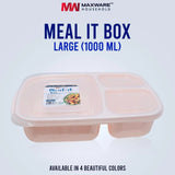 3 Portion Box (Meal It Box) 1000Ml - Pkwebstore