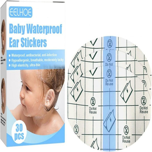 30pcs Baby Waterproof Ear Patch Stickers Ear Protector - Pkwebstore