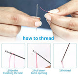 30Pcs Threading Needles With Wood Case - Pkwebstore