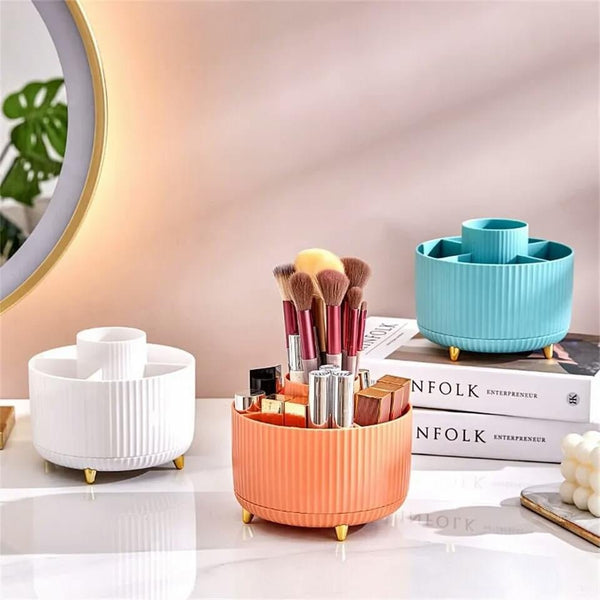 360° Rotating Makeup Brush Organizer - Pkwebstore