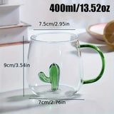 3D Glass Cup With Handle - Pkwebstore