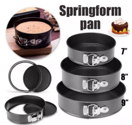 3pc Non - Stick Premium Springform Pan Set - Pkwebstore