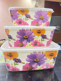 3pcs set melamine bowl set With lid - Pkwebstore