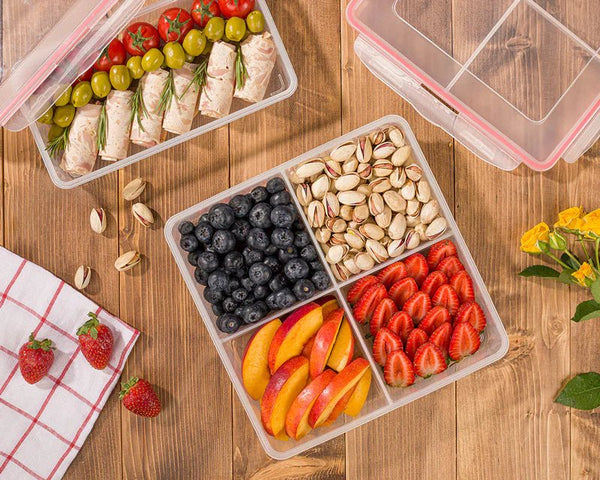 4 Compartment Food Freezer Storage Box - Pkwebstore