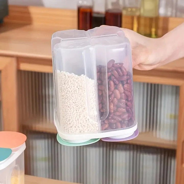 4-Grid Airtight Food Storage Container (1.5L) - Pkwebstore