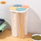 4-Grid Airtight Food Storage Container (2.3L) - Pkwebstore