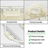 4 Portions - small Premium acrylic airtight box - Pkwebstore