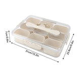 4 Portions - small Premium acrylic airtight box - Pkwebstore