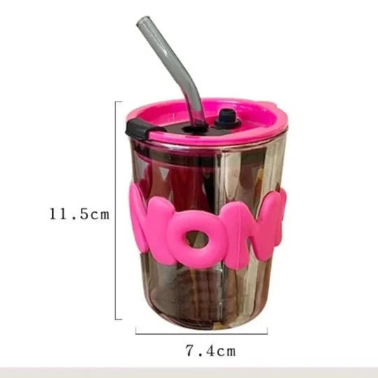 400ml Travel Coffee Cup With Lid and Straw - Pkwebstore