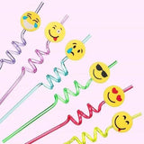 4pcs/pack Fruit Cartoon Party Decoration Straw - Pkwebstore