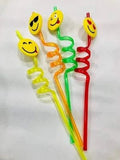 4pcs/pack Fruit Cartoon Party Decoration Straw - Pkwebstore