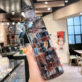 500ml Plastic Water Bottle For Drinking Leak Proof With Time Mark - Pkwebstore