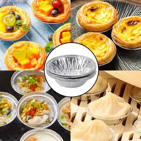 50pcs Aluminium Foil PIE Pans - Pkwebstore