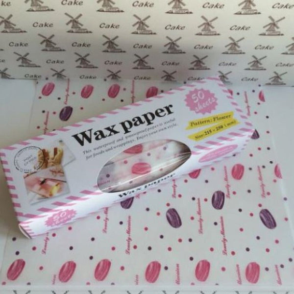 50Pcs Wax Paper Food Grade Grease Paper Food Wrapping Paper - Pkwebstore