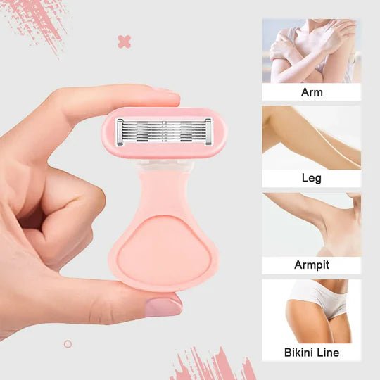 6-layer Blade Small Shaving Knife for Women Armpit Hair Mini Razor - Pkwebstore