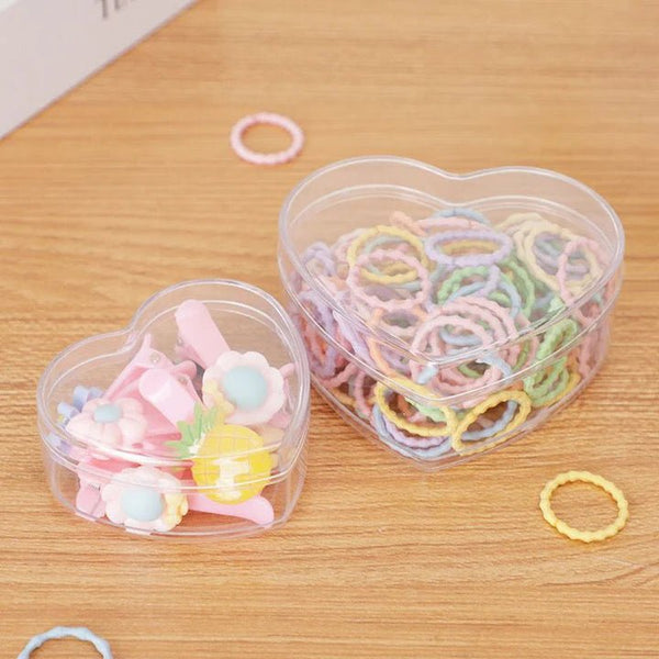 6 pcs Acrylic Heart Shape Jewellery Organizer - Pkwebstore