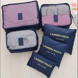 6 Pcs Set Travel Pouch - Pkwebstore