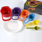 6 Pieces Measuring Spoons Cups With Scale - Pkwebstore