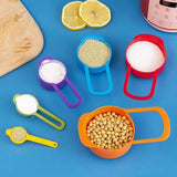 6 Pieces Measuring Spoons Cups With Scale - Pkwebstore