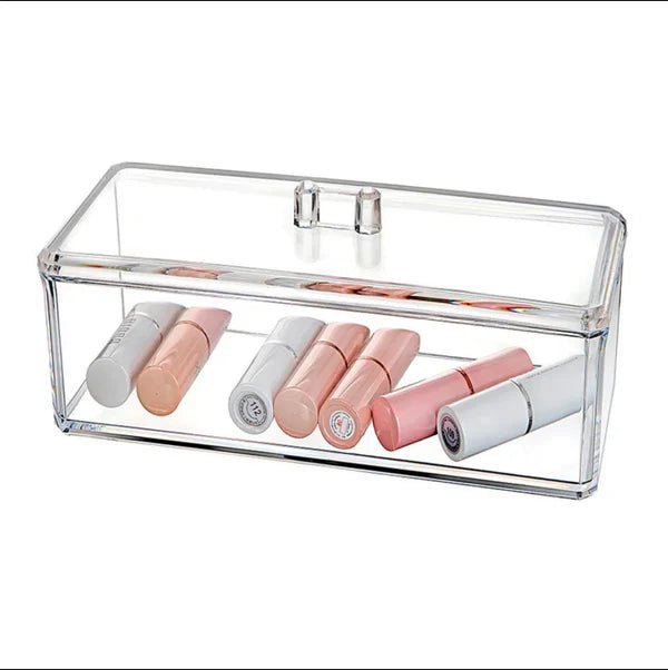 Acrylic Brush Case with Lid - Pkwebstore