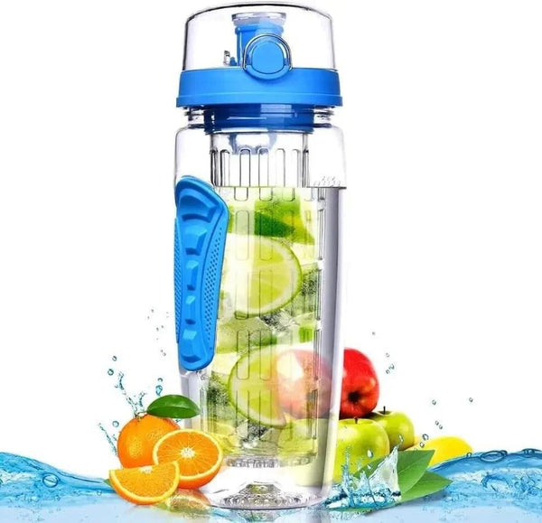 Acrylic Detox Sports Water Bottle with free cleaning brush - Pkwebstore